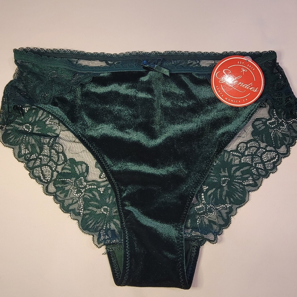 Splendies Panties, Green, Size M